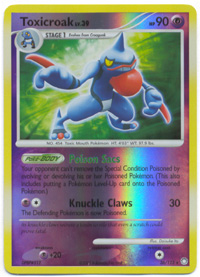 Toxicroak - 36/123 - Rare - Reverse Holo